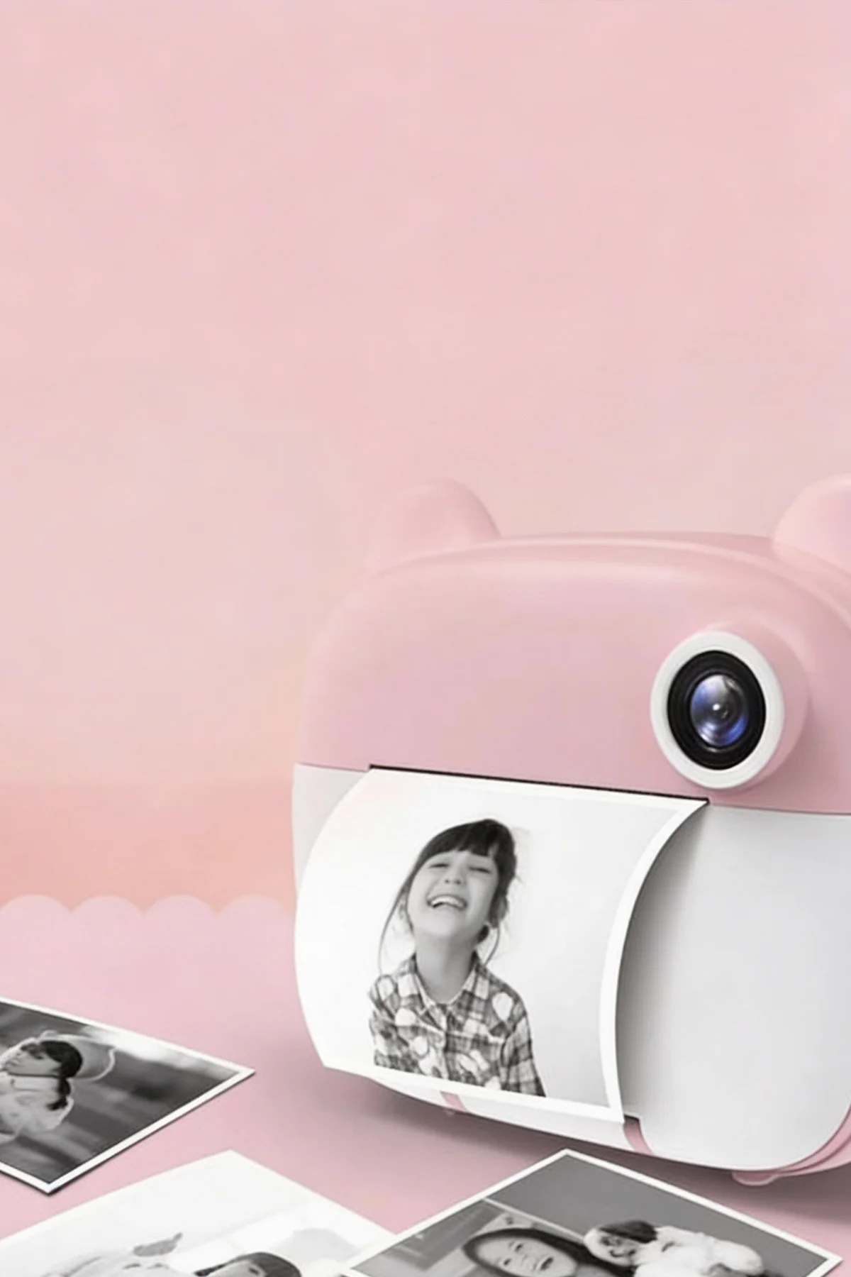 Anında Baskı Yapan Termal Yazıcılı Çocuk Kamerası