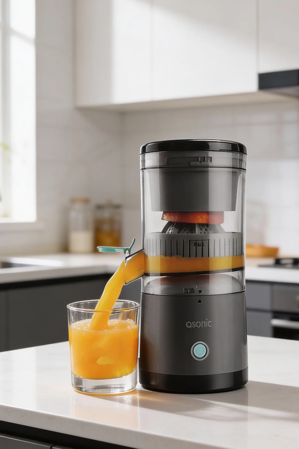 Asonic MS11 Kablosuz Taşınabilir Mini Meyve & Portakal Sıkacağı 400ml