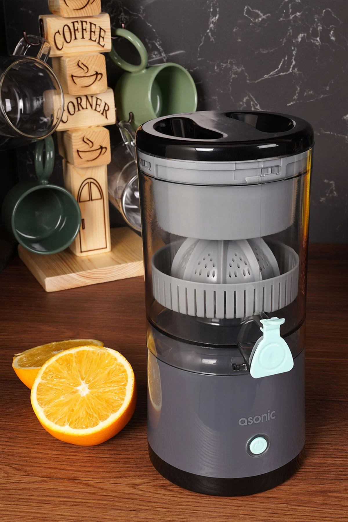 Asonic MS11 Kablosuz Taşınabilir Mini Meyve & Portakal Sıkacağı 400ml