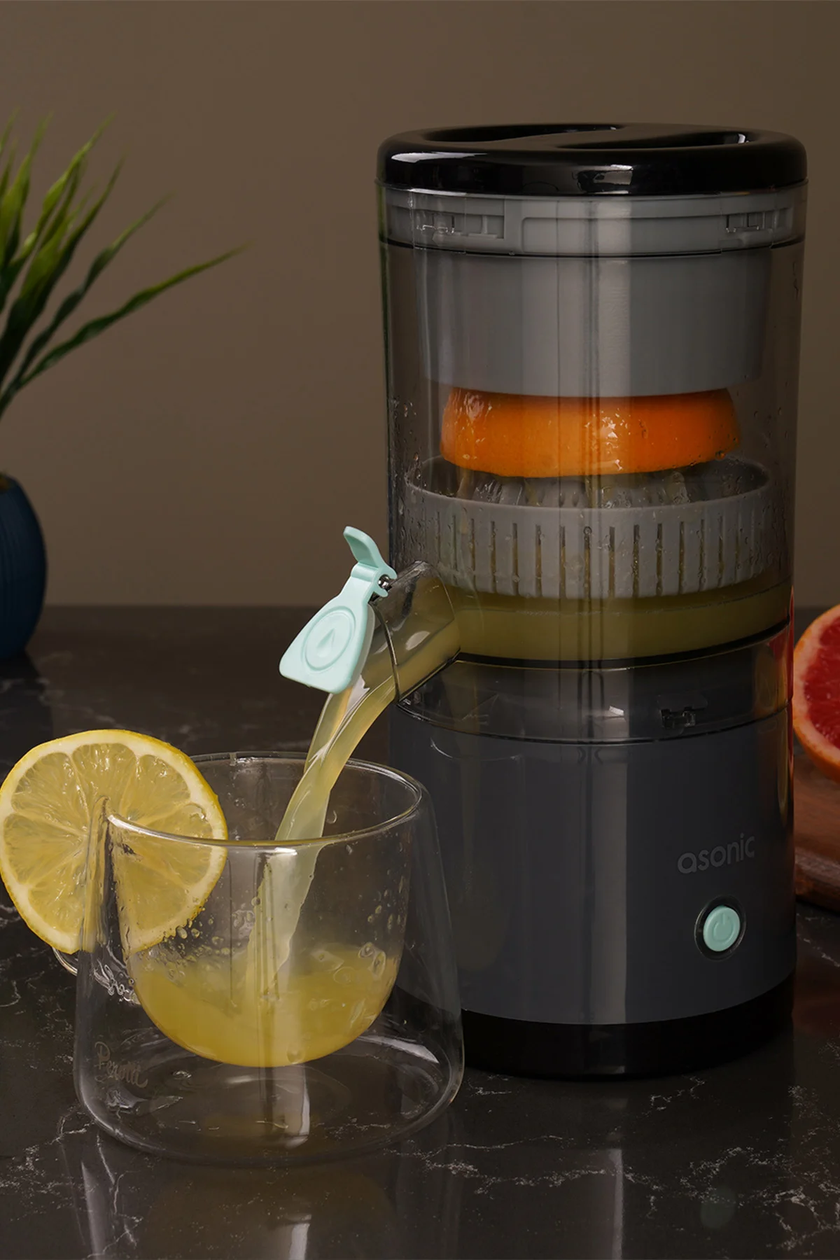 Asonic MS11 Kablosuz Taşınabilir Mini Meyve & Portakal Sıkacağı 400ml