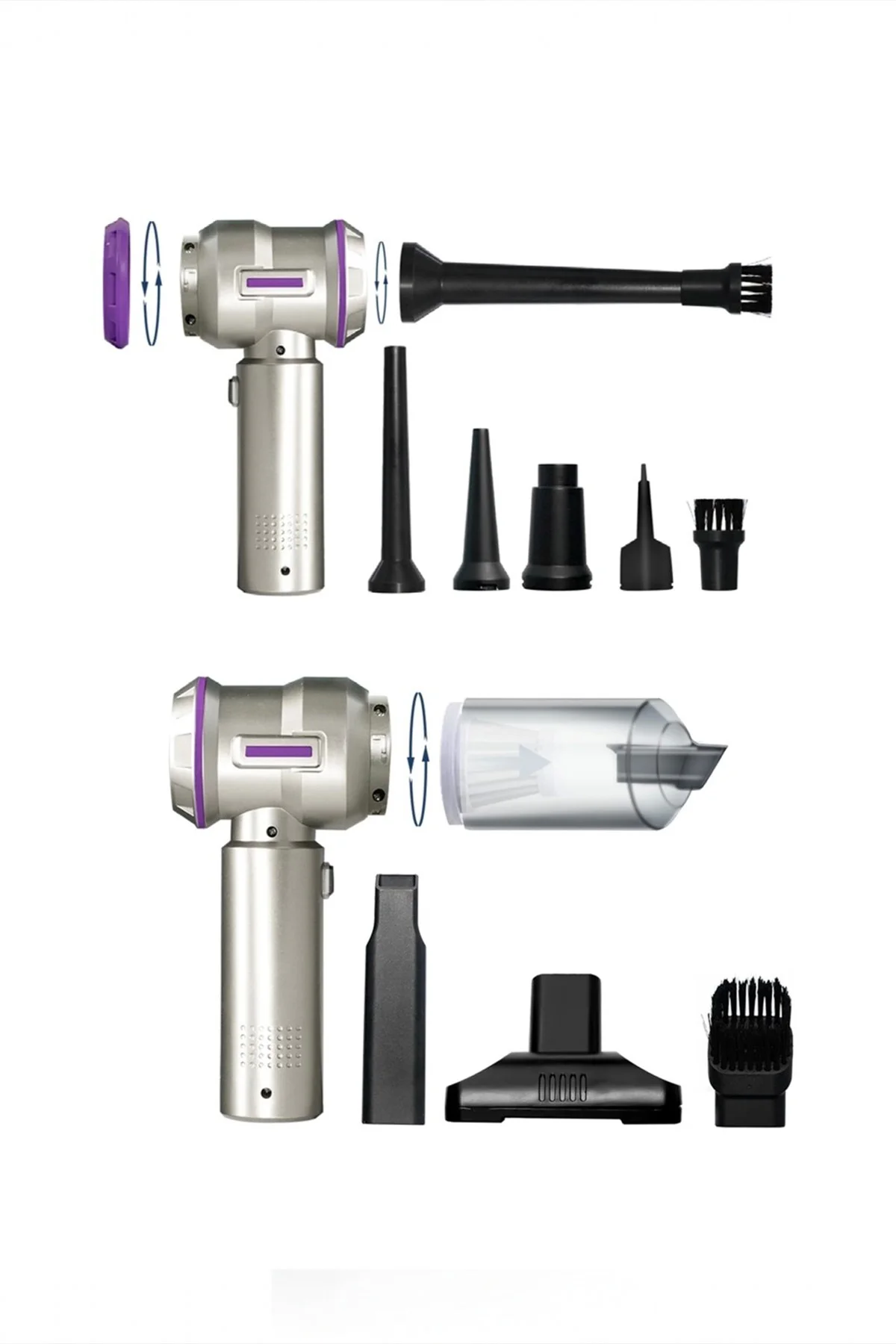 Auhma 2-in-1 15000PA 3 Kademeli Vakumlu & Üflemeli Araç Süpürgesi HL-117