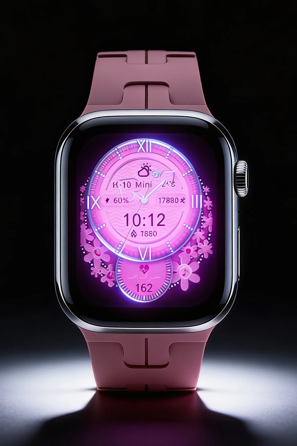 HK10 Mini 1.75 İnç AMOLED Akıllı Saat – IP67 & Kablosuz Şarj