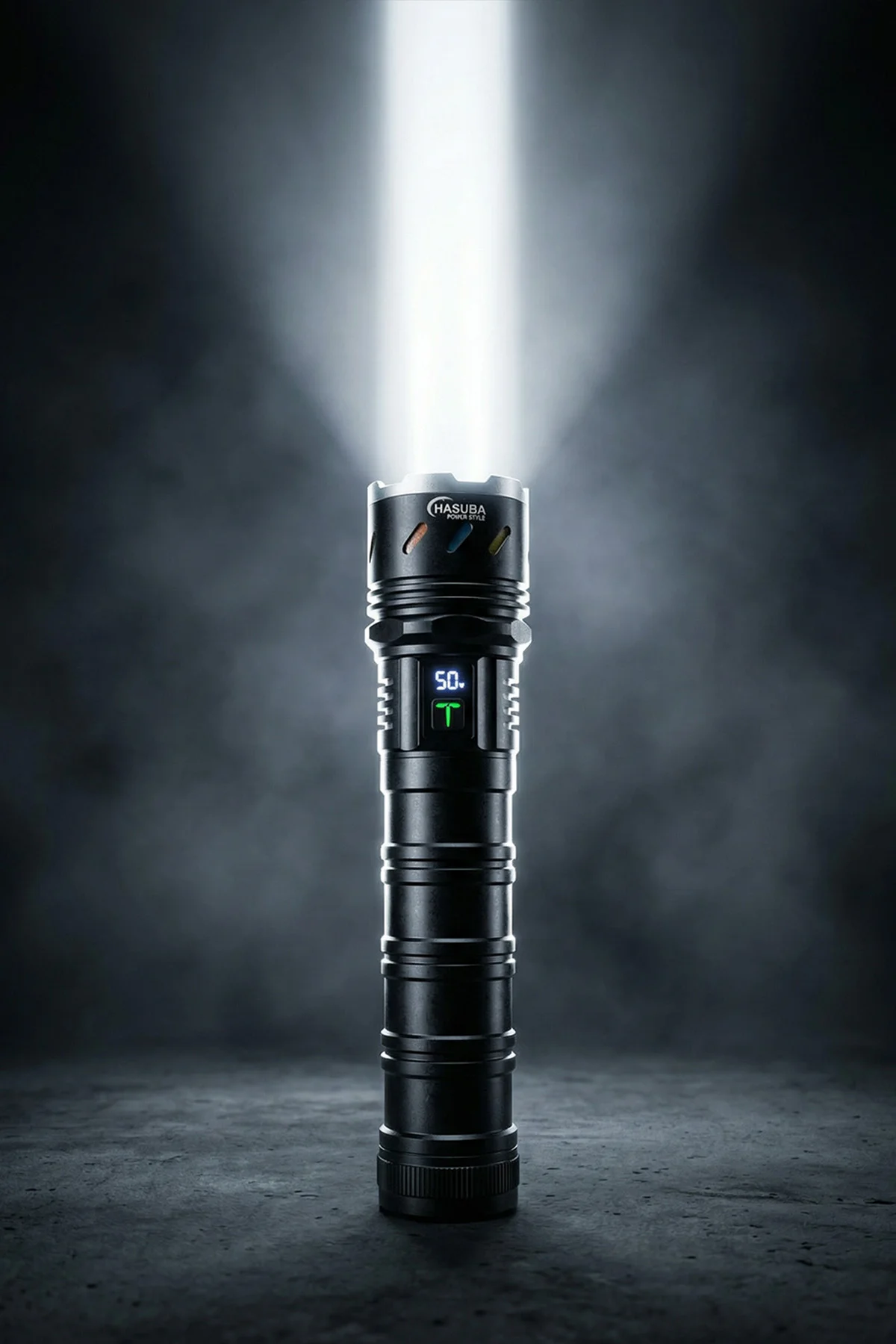 HS-233 Ultra Güçlü USB Şarjlı Profesyonel El Feneri