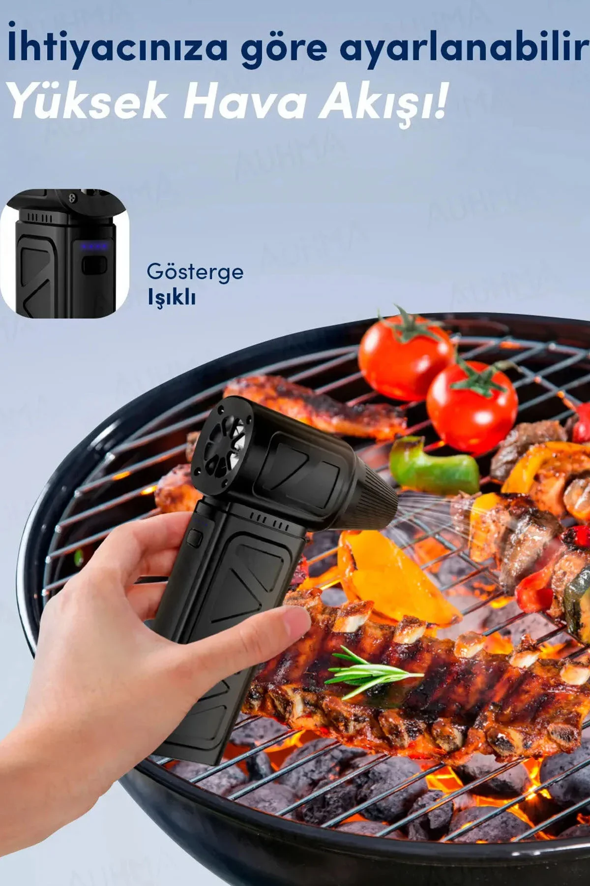 Mini Turbo Jet Fan 130.000 RPM – Şarjlı Hava Kompresörü & Temizlik Fanı