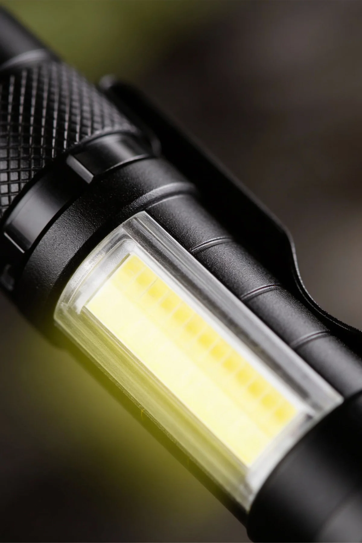 Ultra Güçlü 2500 Lumen 5W COB LED USB Şarjlı El Feneri