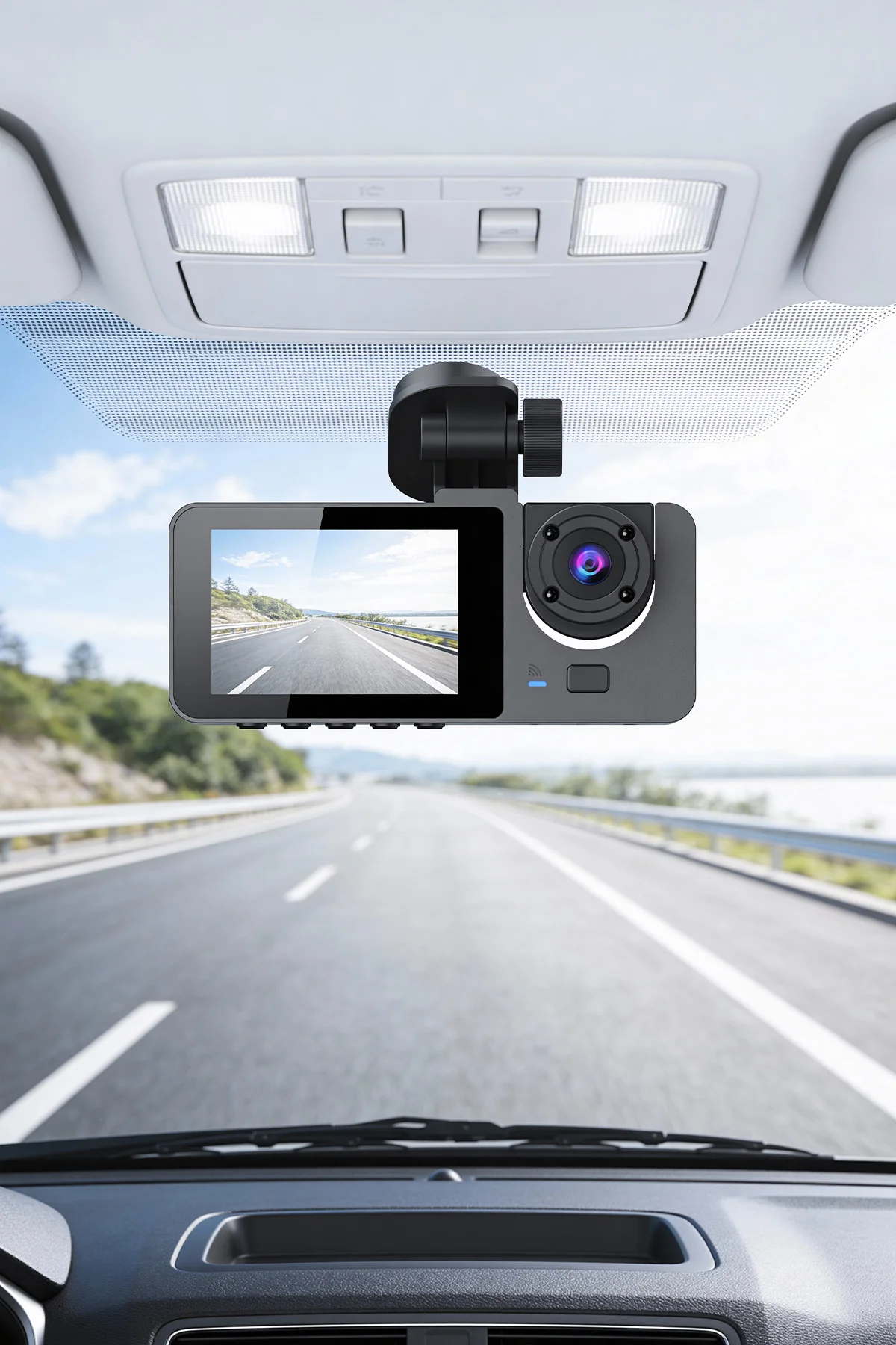 Uyguntech Y15 FHD 1080P Ön + Arka + Araç İçi Araç Kamerası