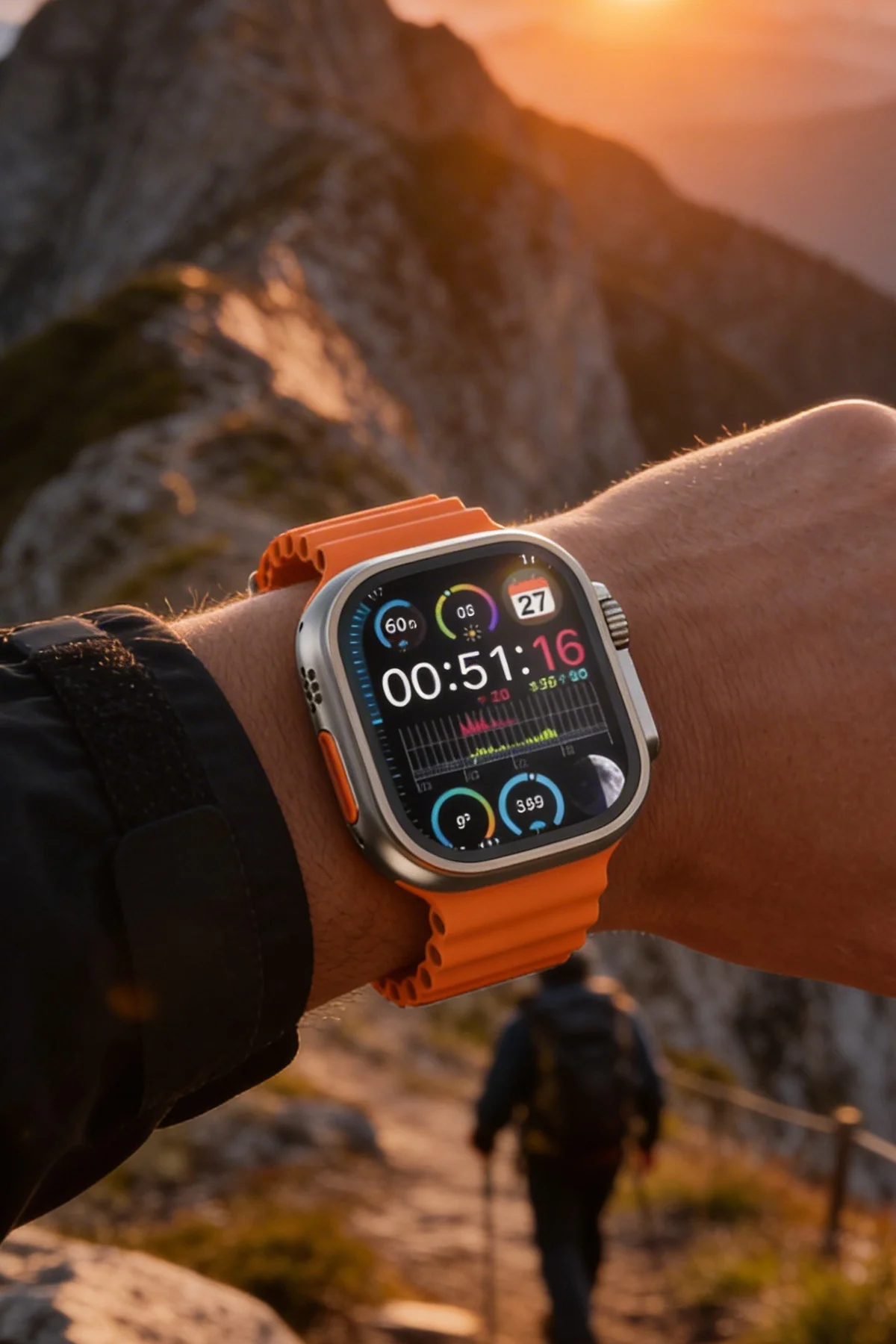 W36 49mm Ultra Akıllı Saat – Full HD, 5 Gün Pil